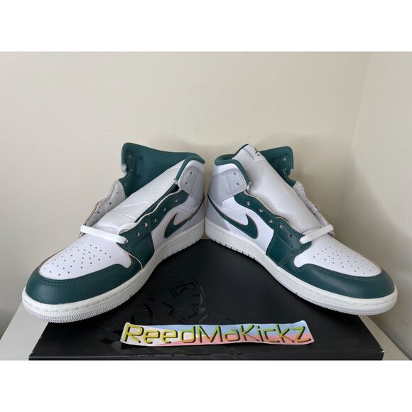 Jordan 1 MID SE White Oxidized Green MENS SIZES FQ7720 103 - Picture 2 of 5